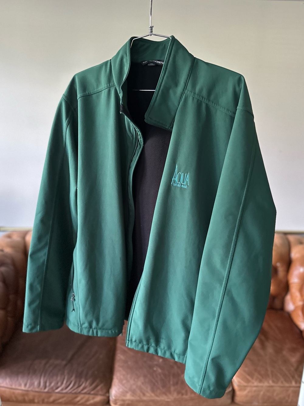 Aqua x Port Authority Men’s Lightweight Jacket in Forest Green